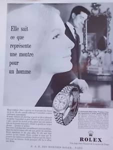 1969 ROLEX vintage watch Print Ad   !! " Metal SILVER  " - Picture 1 of 1