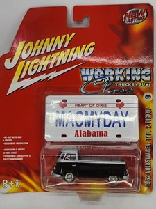 1962 Volkswagen Type 2 Pickup ๐ฅ Johnny Lightning Working Class Alabama Plate - Picture 1 of 7