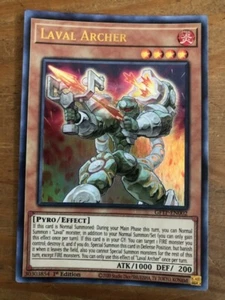 YuGiOh! Laval Archer GFTP-EN002 ULTRA RARE HOLO 1st Edition - Picture 1 of 1