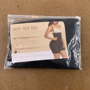 Powernet Women's 3XL Black Detachable Straps Side Zip Body Shaper Body Suit NWT - Picture 1 of 7