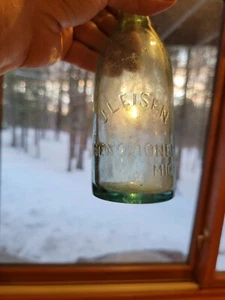 Botella Blob Top Menominee Michigan Cerveza en Relieve J. Leisen Error de Impresión Menomonee - Imagen 1 de 23