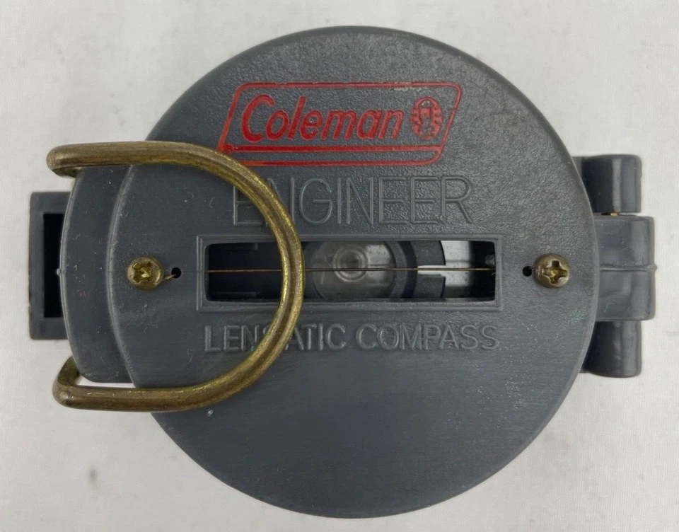 Линзовый компас Coleman Engineer подержанный рабочий для кемпинга походов ориентирования - Изображение 1 из 4