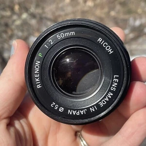 Vintage Camera Lens Rikenon 52 Zoom 1:2 50mm RKN 35-70 F3.5-4.5 w/ Box RICOH - Picture 1 of 11