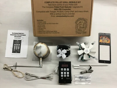 Pellet Pro® Pellet Grill Rebuild Kit w/ TRUE PID Controller Pellet Grill Upgrade - Image 1 of 4