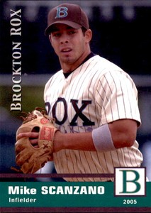 2005 Brockton Rox Grandstand #5 Mike Scanzano Mrlton New Jersey NJ Baseball Card