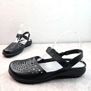 Scarpe Maryjane antiscivolo Naot nere pelle comode slingback ballerine da lavoro - Foto 1 di 11