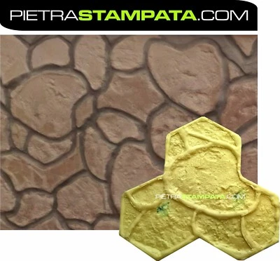 vertical concrete stamps Tightstack fieldstone Stacked Stone vertical mold - Image 1 of 3