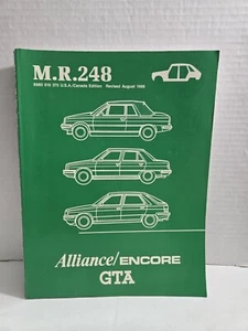 1986 Alliance Encore GTA Workshop Manual - Picture 1 of 9