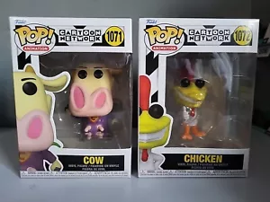 Cartoon Network Cow & Chicken Cow #1071 & Chicken #1072 Funko Pop - Picture 1 of 6