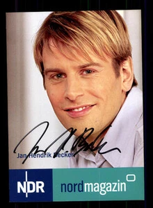 Jan Hendrik Becker Autogrammkarte Original Signiert # BC 83124 - Bild 1 von 2