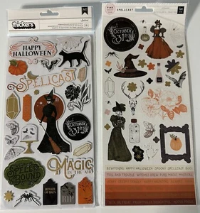 Lot Pink Paislee Spellcast Stickers Thickers, Chipboard Accent & Phrase Stickers - Picture 1 of 2