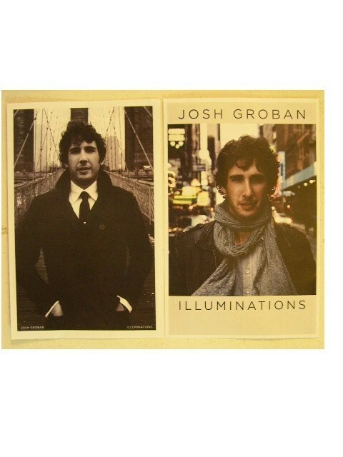 Josh Groban 2 Sided Poster Illuminations - Image 1 of 1