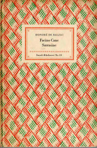 Insel-Bücherei Nr. 19: Honoré de Balzac. Facino Cane. Sarrasine. 46.-55.Tsd.