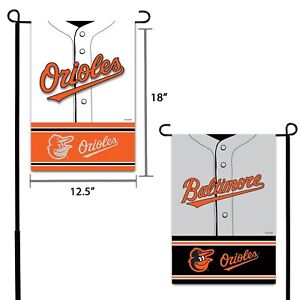 MLB Double Sided Jersey Suede Foil Garden Flag 12.5" x 18"