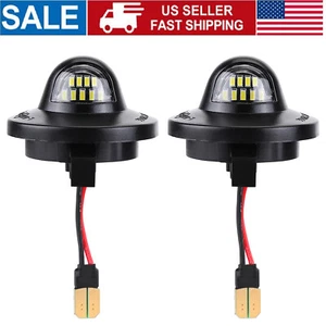 2x Conjunto de lámpara de etiqueta de luz LED de matrícula para Ford F150 F250 F350 - Imagen 1 de 16