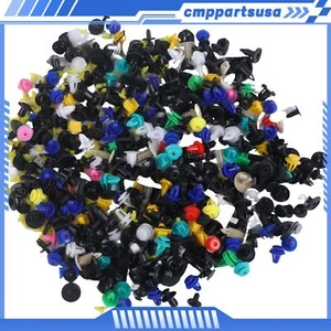 500 PCS Plastic Car Body Push Pin Rivet Mixed Fasteners Trim Molding Clip - Foto 1 di 12