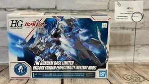 Gundam Base Limited - 1/144 HG Unicorn Gundam Perfectibility Destroy Mode | New - Picture 1 of 8