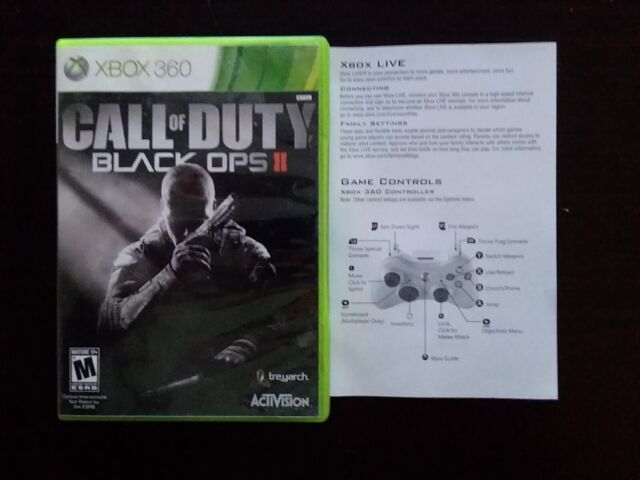 Restored Microsoft Xbox 360 E 500GB Call of Duty Bundle COD Ghosts Black  Ops II HDMI (Refurbished)