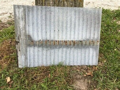Sheet Tin, Vintage Sink Backsplash, Architecture Salvage, Ceiling Tin c Cover