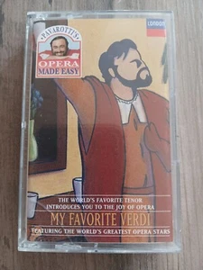 Music Cassette - Pavarotti ~ Opera Made Easy, My Favorite Verdi ~ 1994 Decca VG - Picture 1 of 8