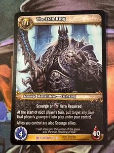 World of Warcraft TCG Icecrown 16/220 The Lich King - Picture 1 of 2