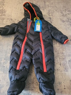 Ted Baker BNWT Baby Boys 3-6 Months Snowsuit Pramsuit missing mittens RRP £60 - Image 1 of 4