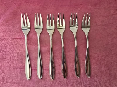 WMF Innsbruck  6 Kuchengabeln  versilbert 90  L 15,7 cm Top - Bild 1 von 4