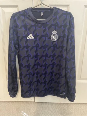 Camiseta de Entrenamiento Adidas Real Madrid Portero Pequeña Pesada Cálida España Fútbol MLS  Foto 1 de 4