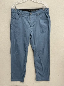 Prana Brion II Standard Fit Hiking Pants Stretch 34x32 Mens Blue Trail Fishing - Picture 1 of 9