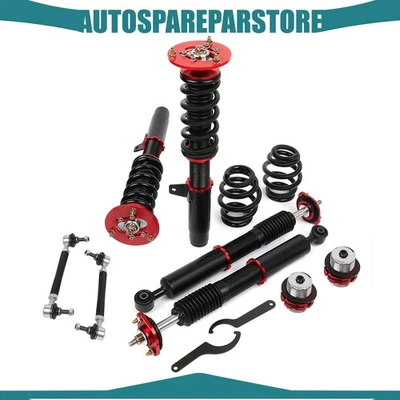 Molas de suspensão Coilovers altura ajustável apoios de suspensão para BMW E46 320i 325i 2001-2005 - Imagem 1 de 4