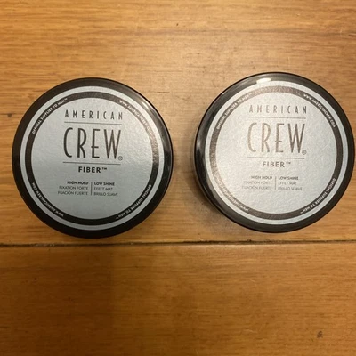 2 jars of American Crew Fiber, High Hold Low Shine 50g / 1.75-   - image 1 of 4
