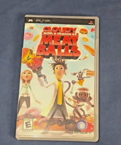 Wolkig mit Aussicht auf Fleischbällchen (Sony PSP, 2009) komplett mit Handbuch CIB GETESTET - Bild 1 von 3