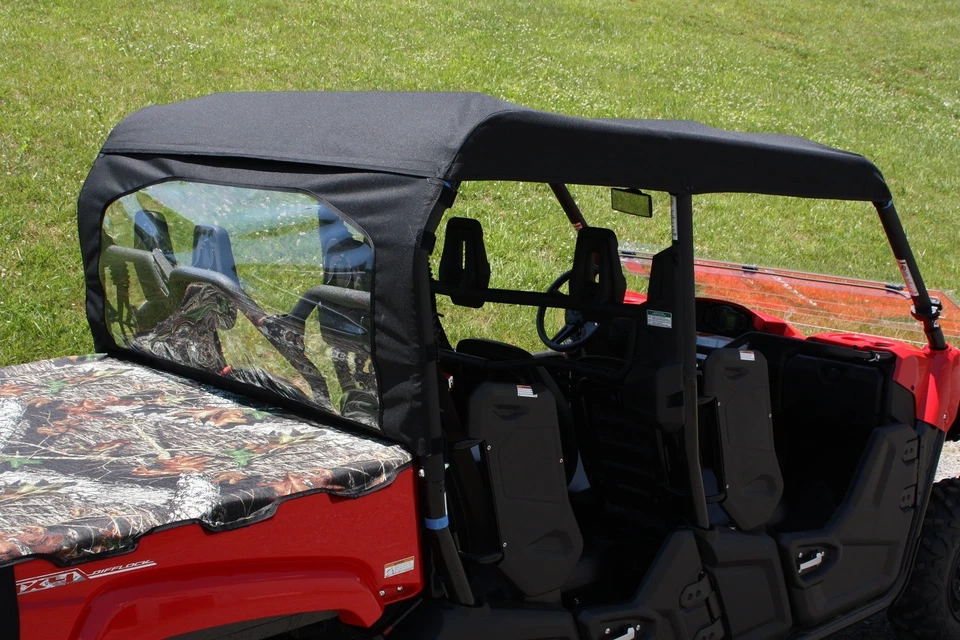 Yamaha Viking VI 6 Seat 2015+ Мягкая Солнцезащитная Верхняя Крыша Крышка | Сделано на Заказ | Черный - Изображение 1 из 1