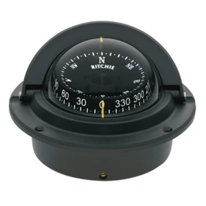 Ritchie F-83 Voyager Compass Flush Mount Black Boat Sailboat - Picture 1 of 8