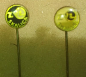 ZVL - SKALICA - LOŽISKA Skončeno Slowakei Sport pin Anstecker 2 Stk - Bild 1 von 1