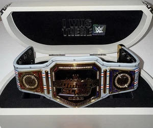 WWE 2025 NJ SUMMERSLAM MINI BELT LTD #138 OF 1K ROLLINS CENA RHODES LESNAR HOT - Picture 1 of 24