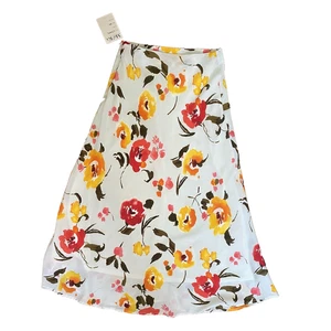 Moka Skirt Womens Medium NEW Floral Feminine Midi Career Office Work Feminine - Picture 1 of 9