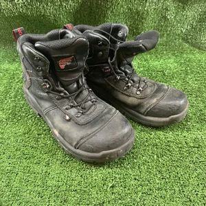 Red Wing CRV Boots 4423 Black EUC Safety Toe US Men’s 8 Black - Picture 1 of 6
