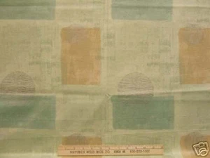  Ashely Wilde Fabric Contemporary Design Square Check Pattern Red Green & Silver - Picture 1 of 1