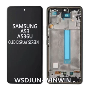 DO SAMSUNG GALAXY A53/A536U OLED PEŁNOWYMIAROWY wyświetlacz LCD Z RAMKĄ - Zdjęcie 1 z 9