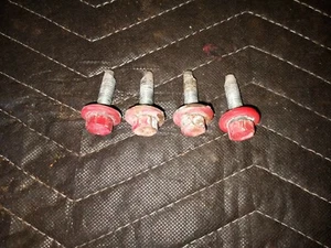 97 98 Ford F150 Extended Cab RH 3rd Door Upper Lower Hinge to Door BOLT SET OEM - Picture 1 of 6
