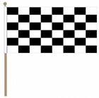 Black and White Check , Racing Flag (Formula 1) (9" x 6") Hand Waving Flag