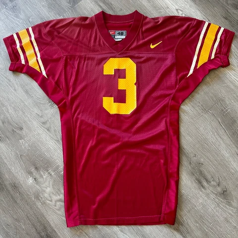 Practice Worn 2000 Carson Palmer USC Trojans Jersey Nike Authentic Photomatched Cover