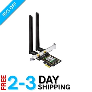 Ultimate AX5400 PCIe WiFi 6E Card with MU-MIMO, Bluetooth 5.3 & Windows Support - Picture 1 of 9