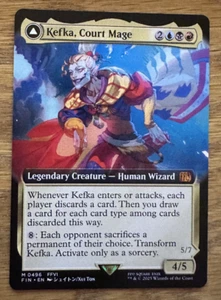 Magic The Gathering Final Fantasy, Kefka, Court Mage / Kerka, Ruler of Ruin - Borderless - Imagen 1 de 2