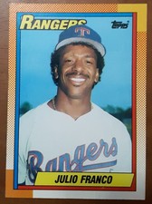 1990 Topps -  Collector's Edition (Tiffany) #550 Julio Franco Baseball Card
