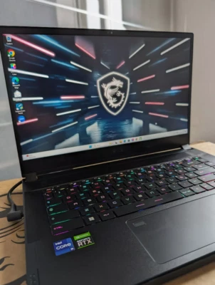 MSI GS66 Stealth 12UHS-043FR RTX 3080Ti 16gb   32gb ram 500GB m2 - Immagine 1 di 4
