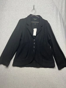 For Cynthia Womens Wool Unstructured Sweater Blazer Jacket Xl Office Work - Picture 1 of 12