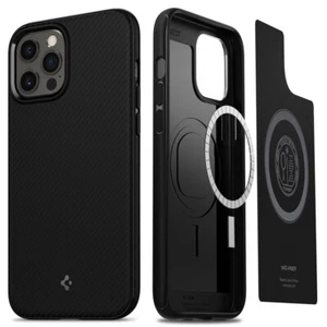 iPhone 12 Pro Max / 12 / 12 Pro /12 Mini Case | Spigen [Mag Armor] Magsafe Cover - Picture 1 of 37