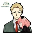 Earlfamily 5.1” Anime Spy X Family Loid Forger Peek Car Sticker Window Diy Decal